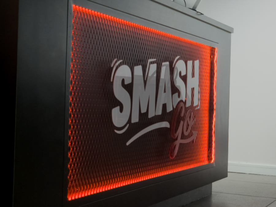 SmashGo — counter con iluminación LED diseñado por Vanturia